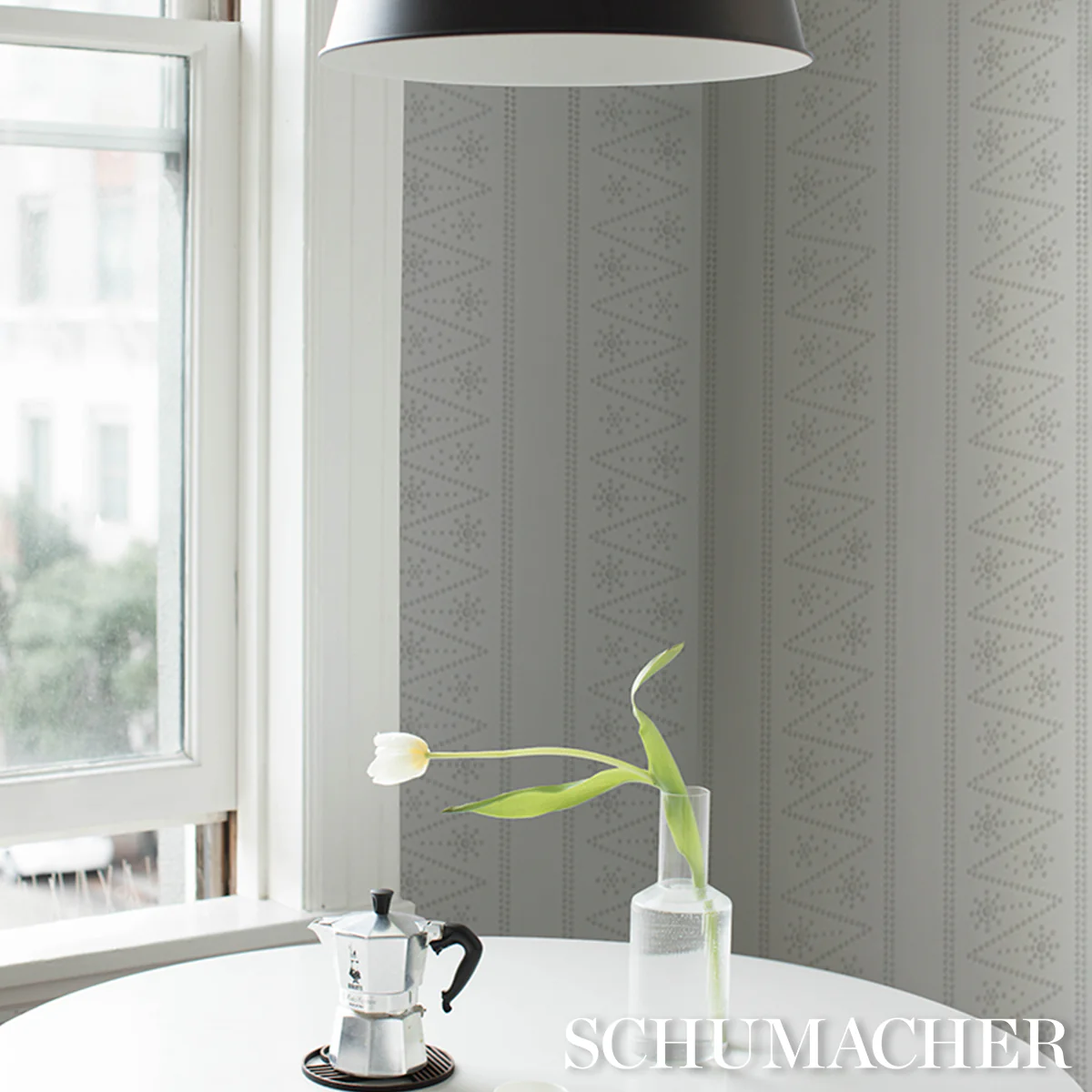 5018370 | The Pearlies, Silver - Schumacher Wallpaper - Image 6