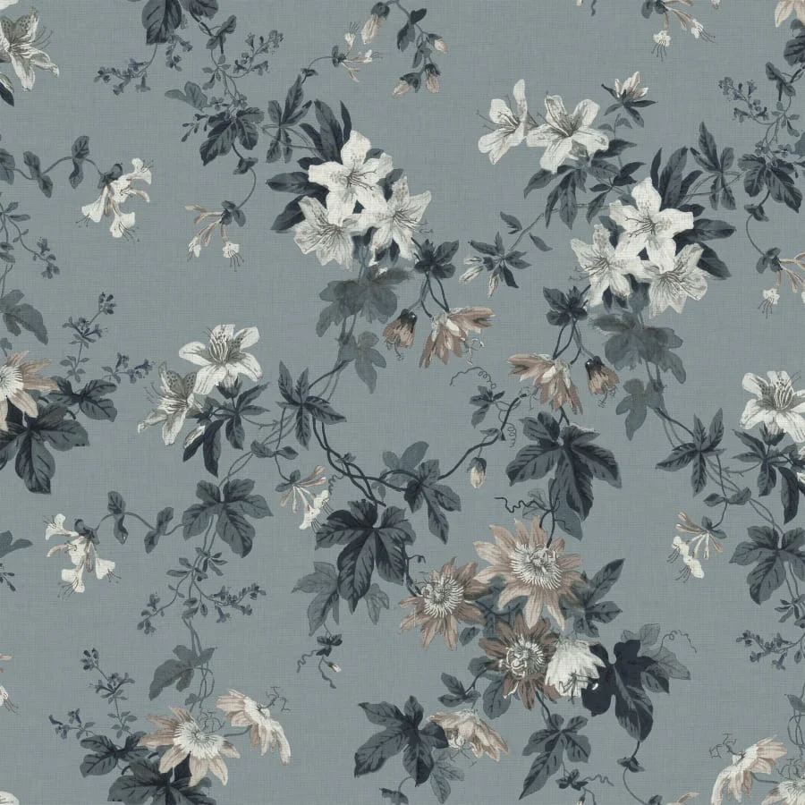 651-26 | Sandra Misty Blue - Sandberg Mural - Image 2