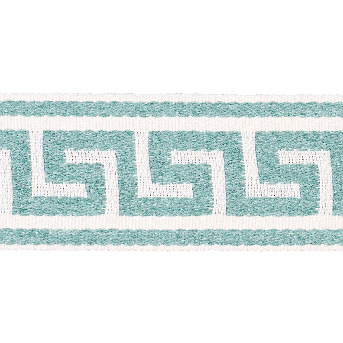 72396 | Ganton Tape Indoor/Outdoor, Teal - Schumacher Trim