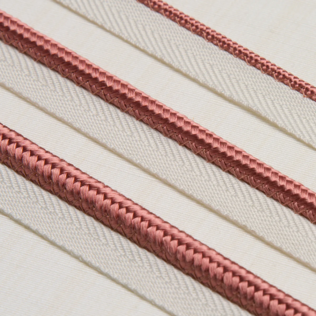 74578 | Gustave Silk Lip Cord Wide, Coral - Schumacher Trim - Image 3