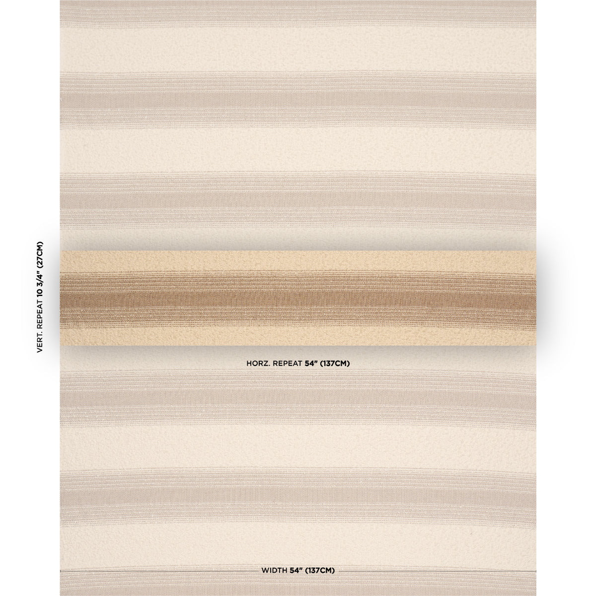 82382 | Jessen Alpaca Stripe, Natural - Schumacher Fabric - Image 2