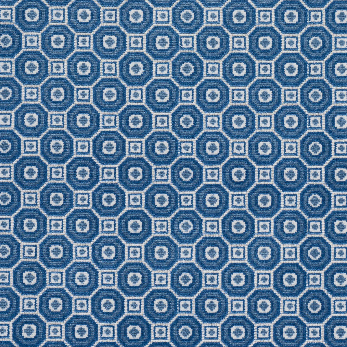 84892 | Trianon Cut Velvet, Azur - Schumacher Fabric - Image 3