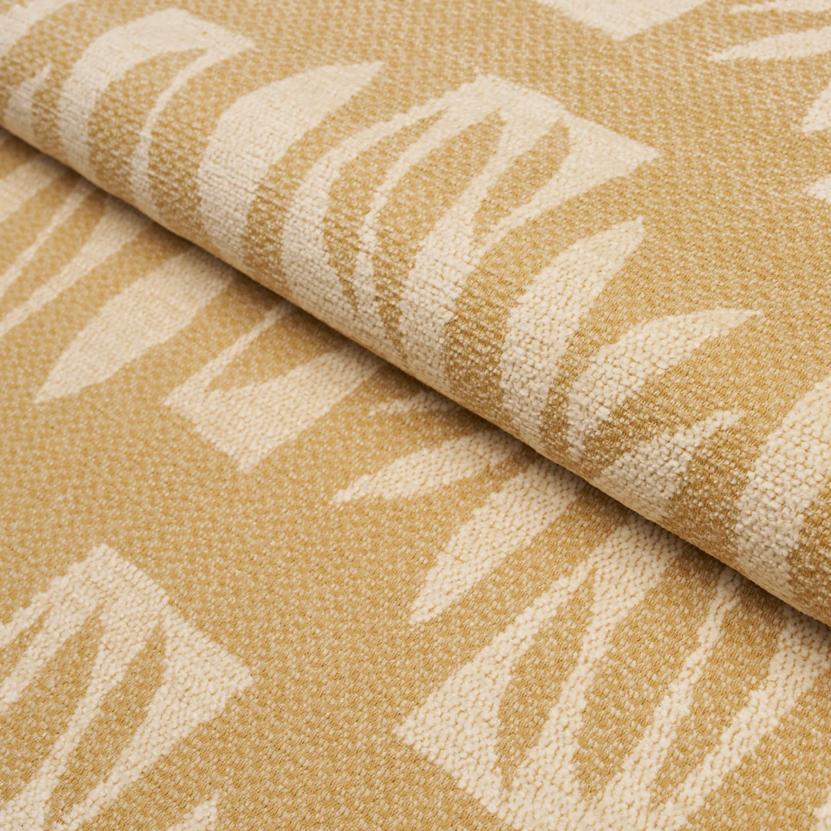 85881 | Banana Leaf Cut Out, Cream - Schumacher Fabric - Image 4