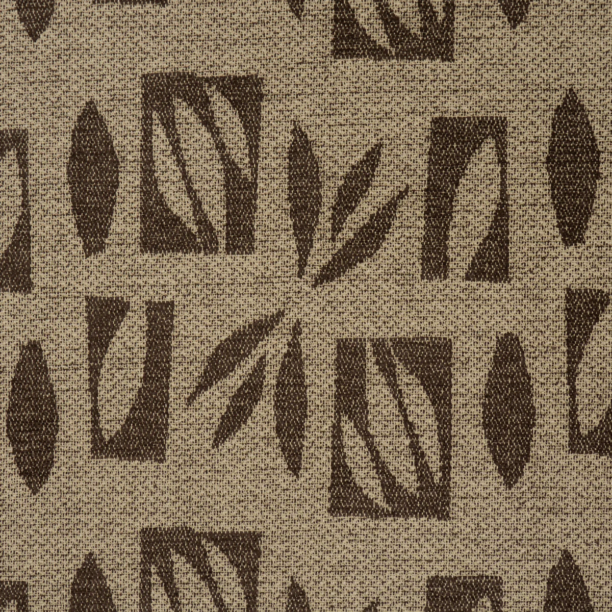 85882 | Banana Leaf Cut Out, Brown - Schumacher Fabric - Image 3