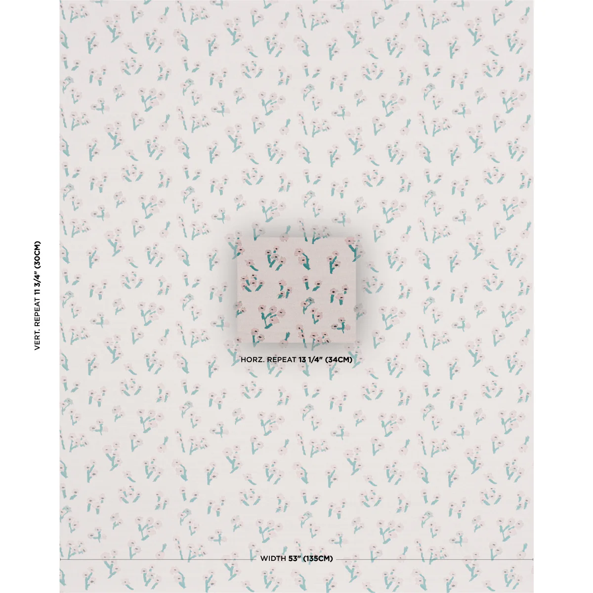 85891 | Rosie Posy Woven, Pink - Schumacher Fabric - Image 2