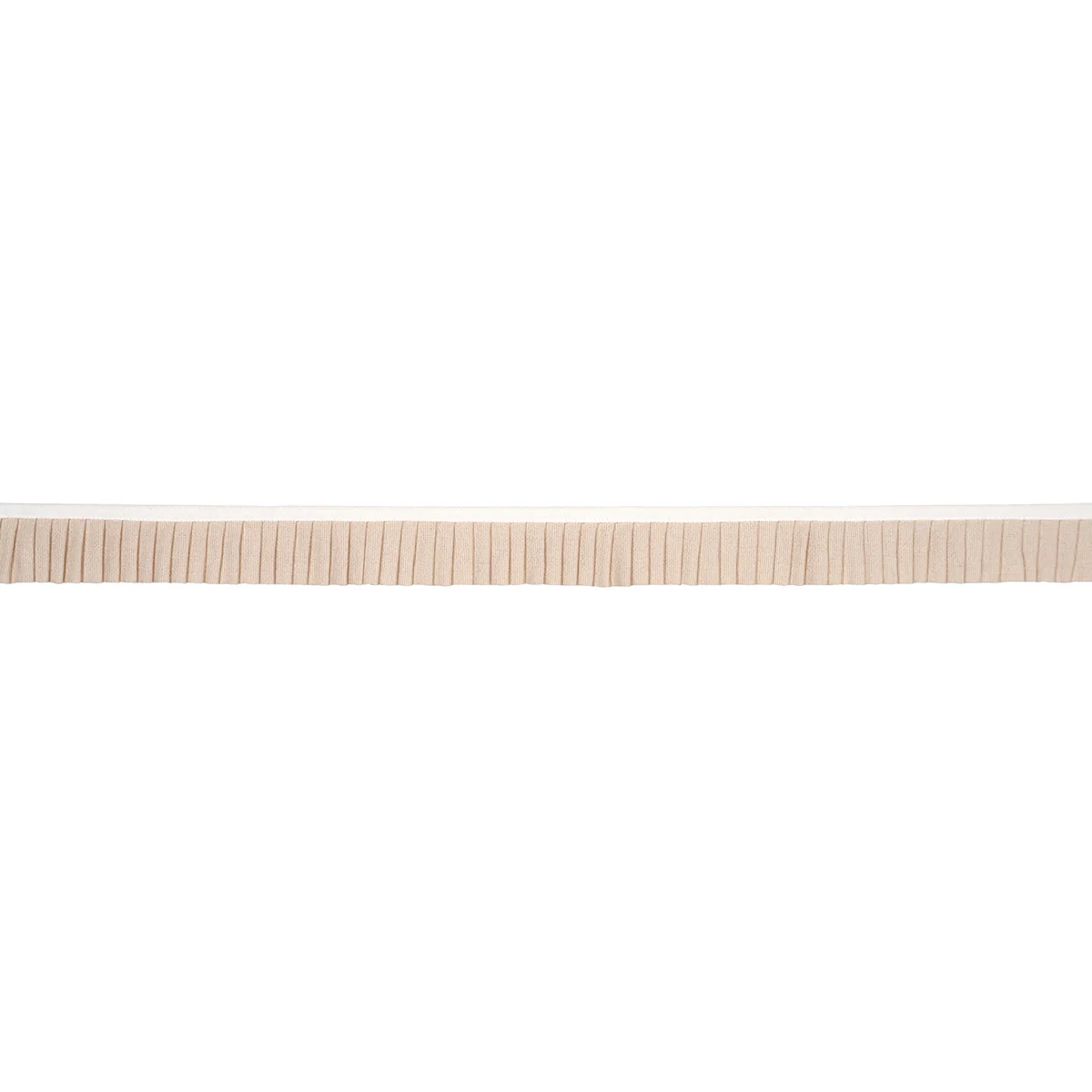 85961 | Clara Pleated Tape, Neutral - Schumacher Trim - Image 2