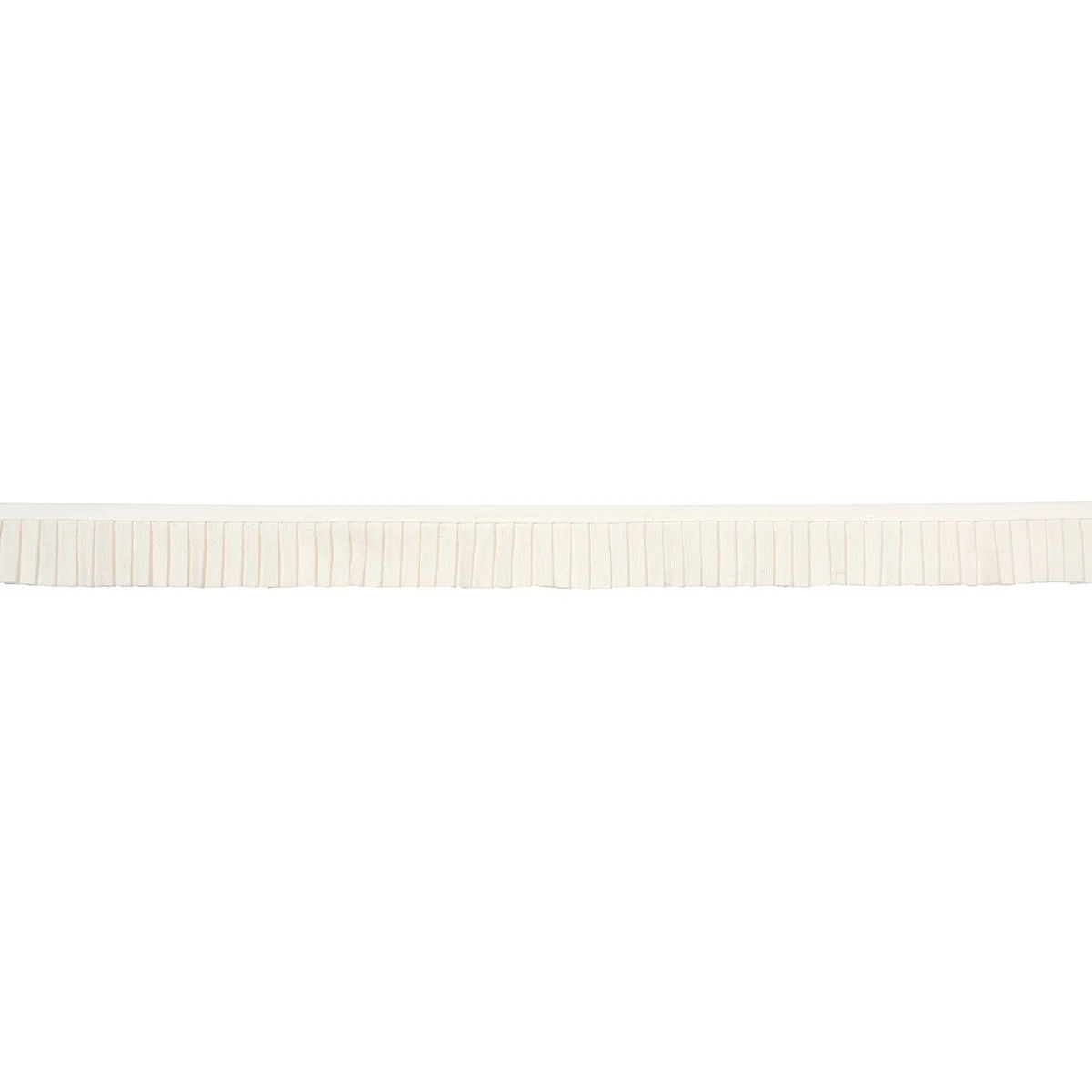 85962 | Clara Pleated Tape, Ivory - Schumacher Trim - Image 2