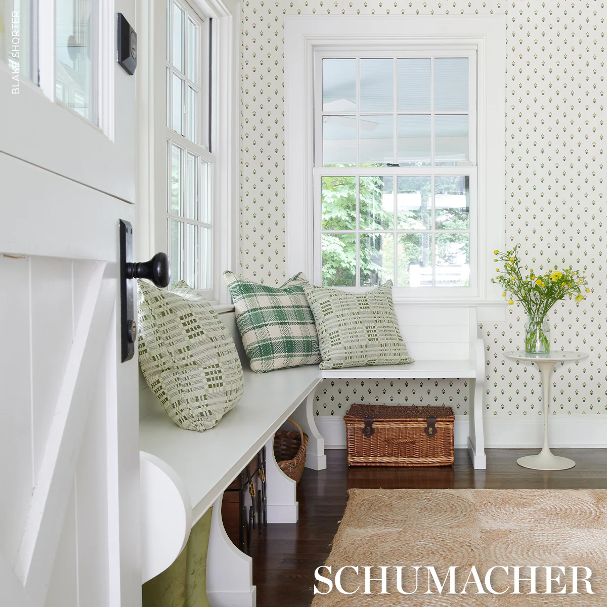 85992 | Heidi Plaid, Leaf - Schumacher Fabric - Image 5