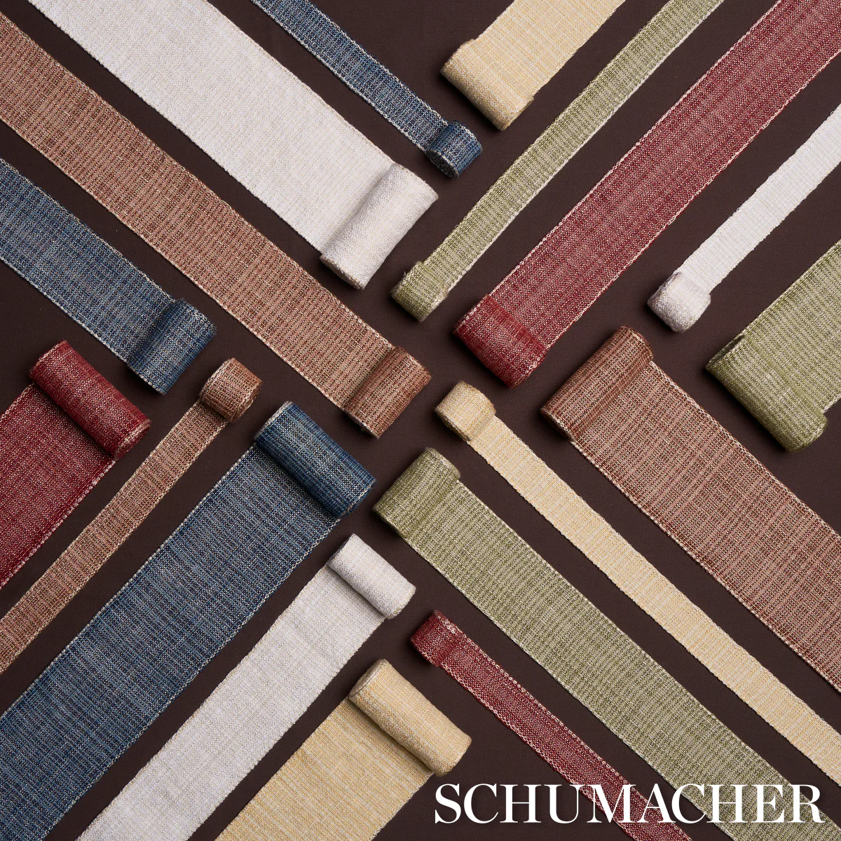 86204 | Tweed Tape Narrow, Brown - Schumacher Trim - Image 4