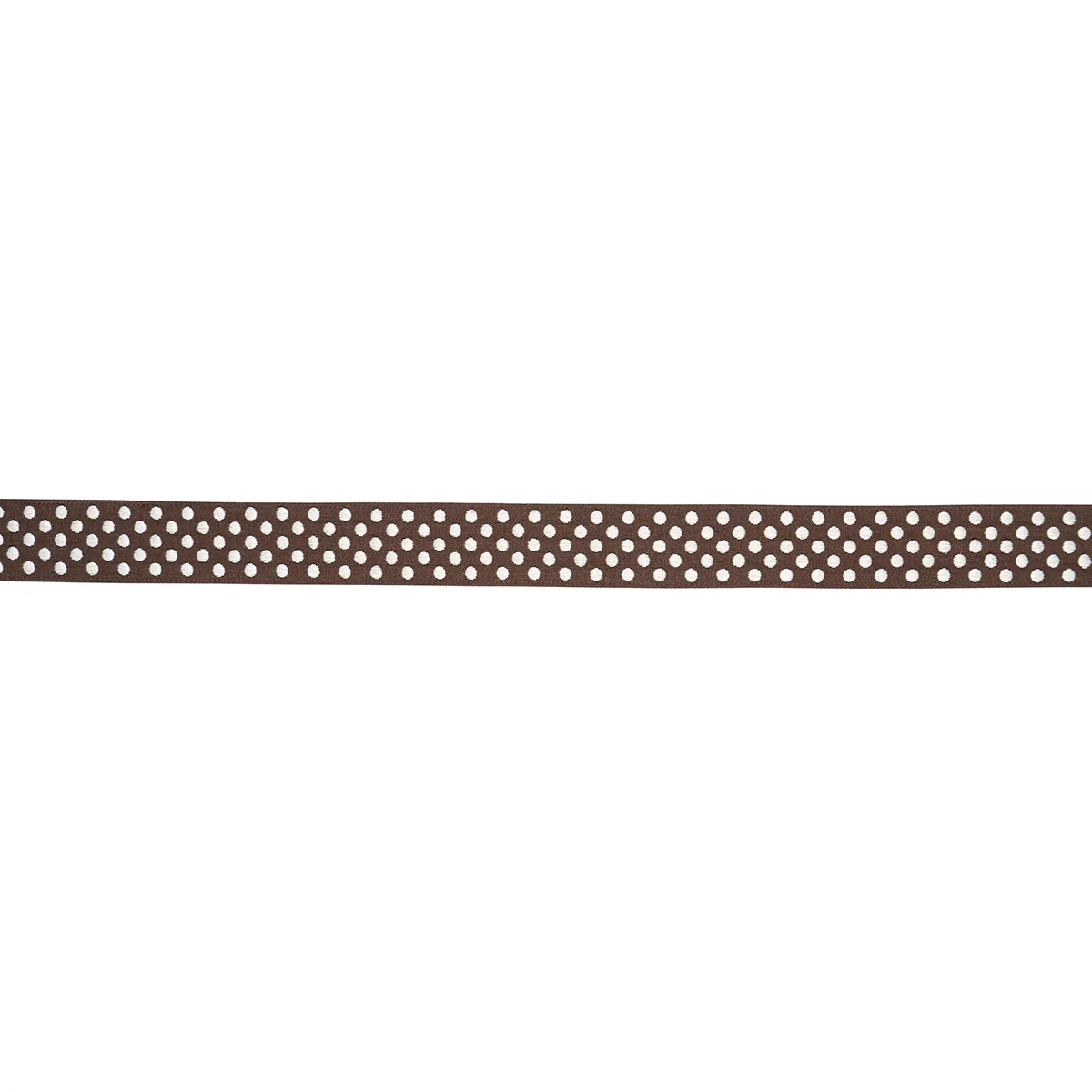 86294 | Dotted Embroidered Tape, Brown - Schumacher Trim - Image 2