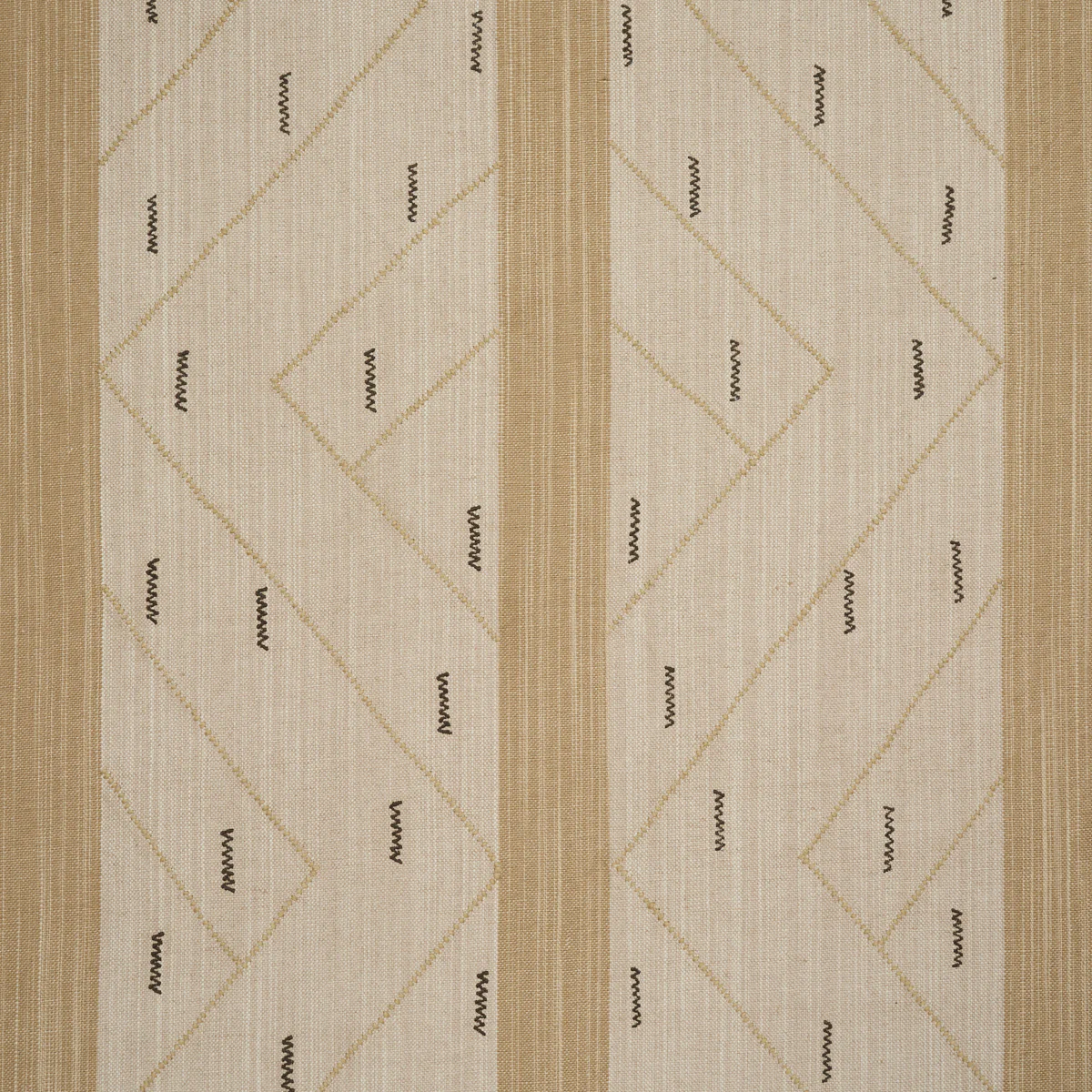 86700 | Kapanga Embroidery, Oat - Schumacher Fabric - Image 3