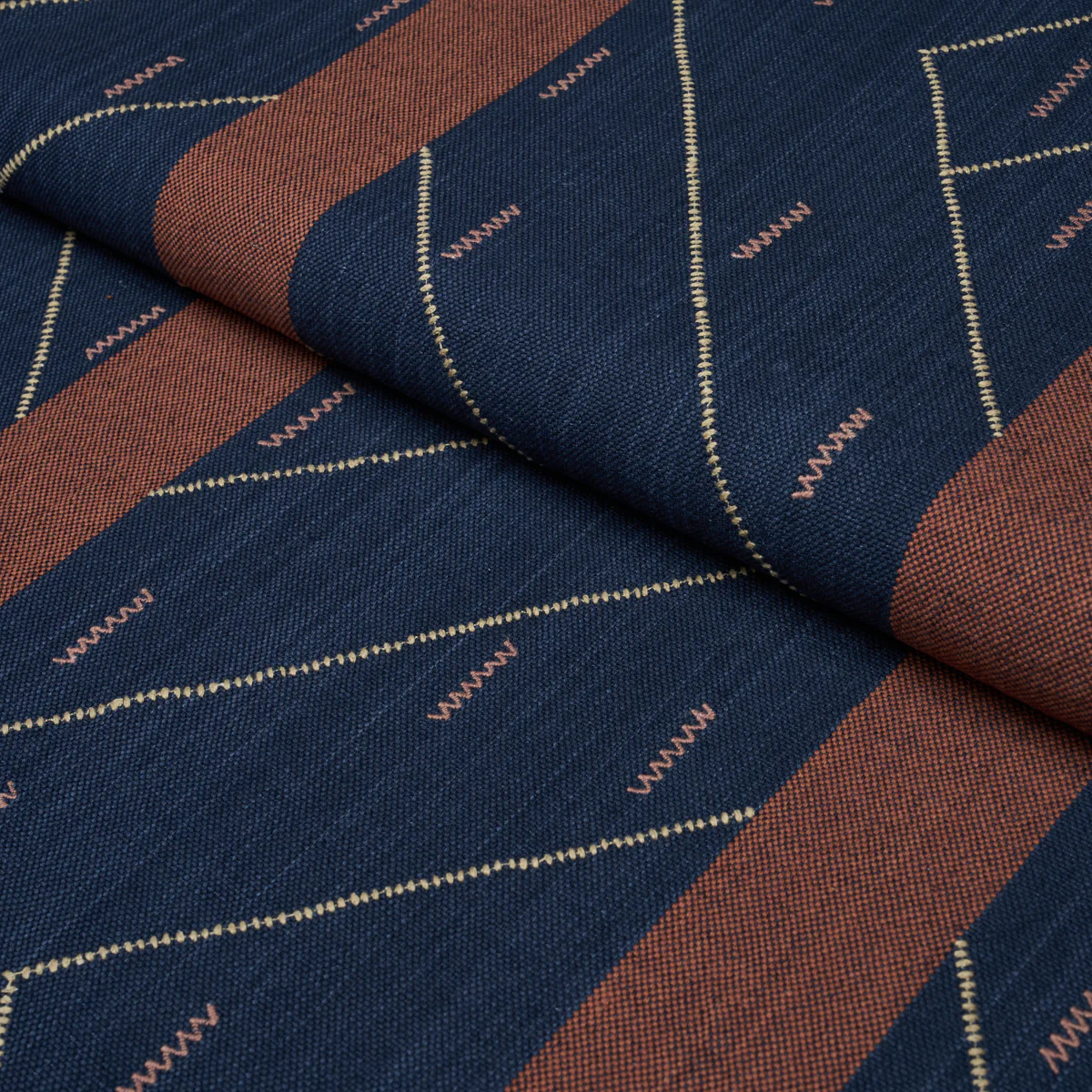 86702 | Kapanga Embroidery, Indigo - Schumacher Fabric - Image 5