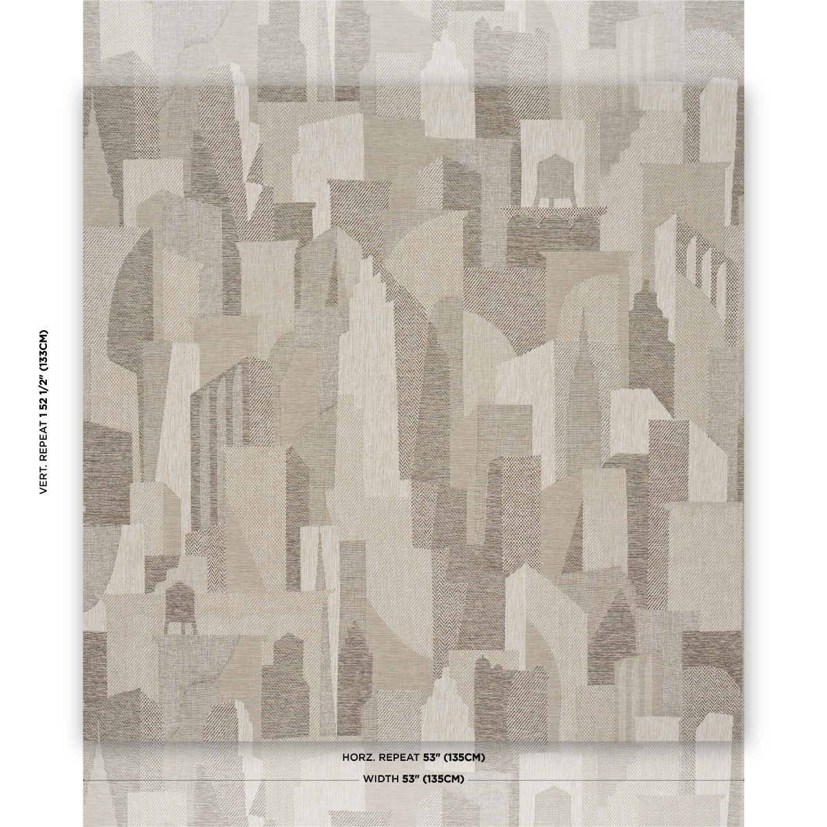 86830 | The City'S Silent Lines Indoor/Out, Stone - Schumacher Fabric - Image 2