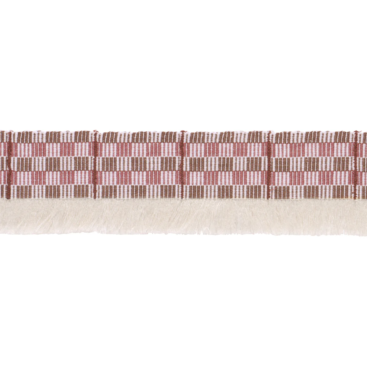 86862 | Skyline Plaid Fringe, Merlot - Schumacher Trim