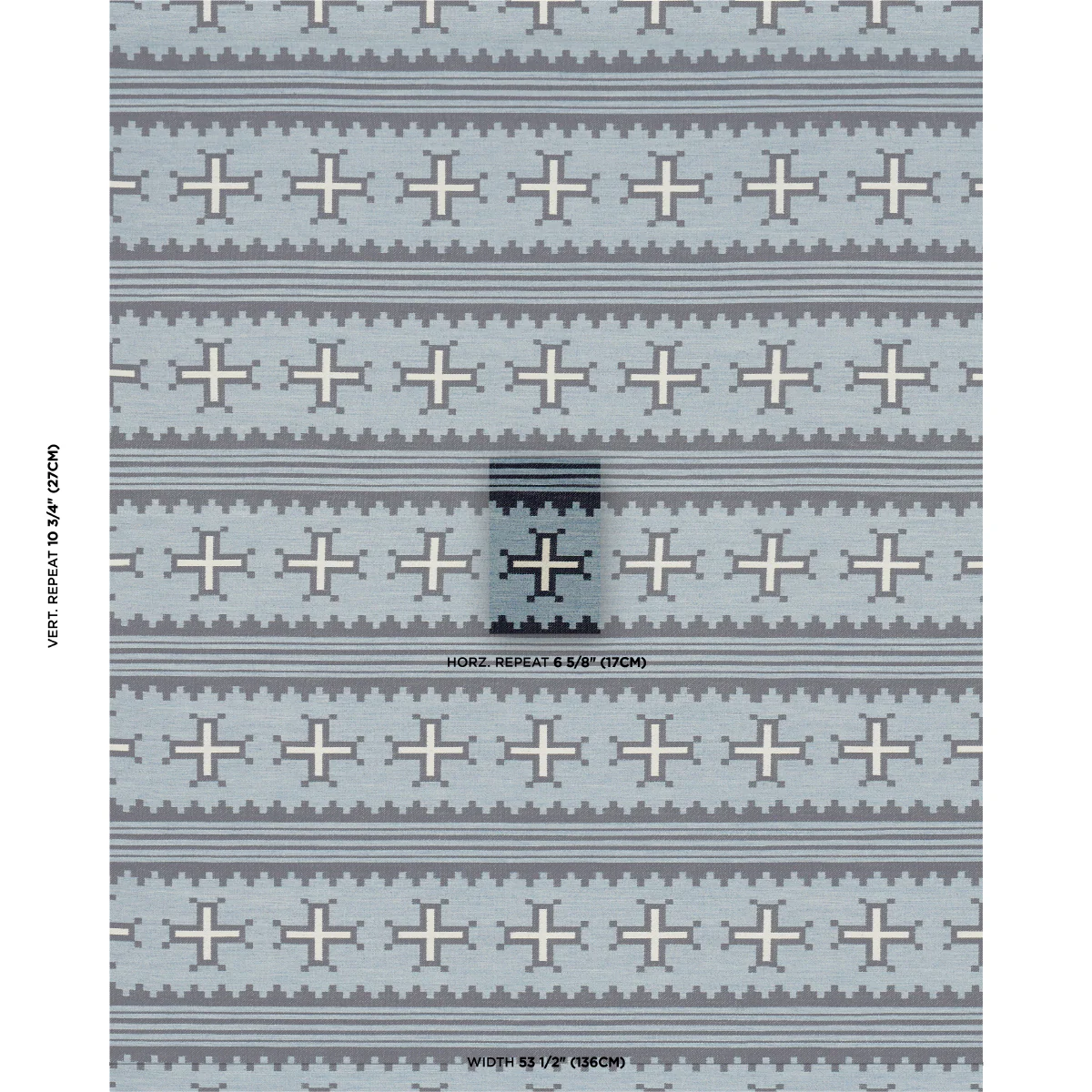 87011 | Born For Water, Sky - Schumacher Fabric - Image 2