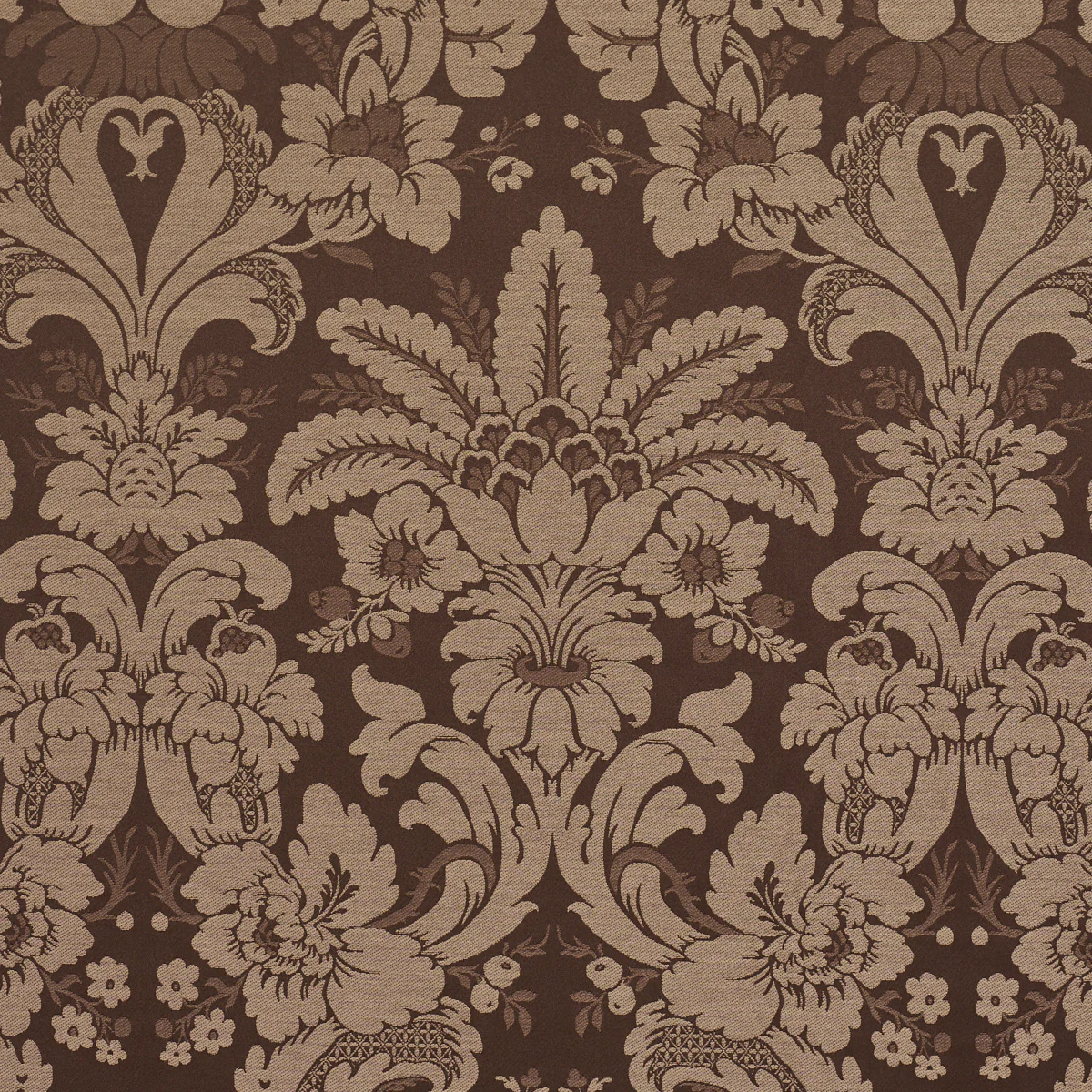 87095 | Kennedy Damask, Brown - Schumacher Fabric - Image 3