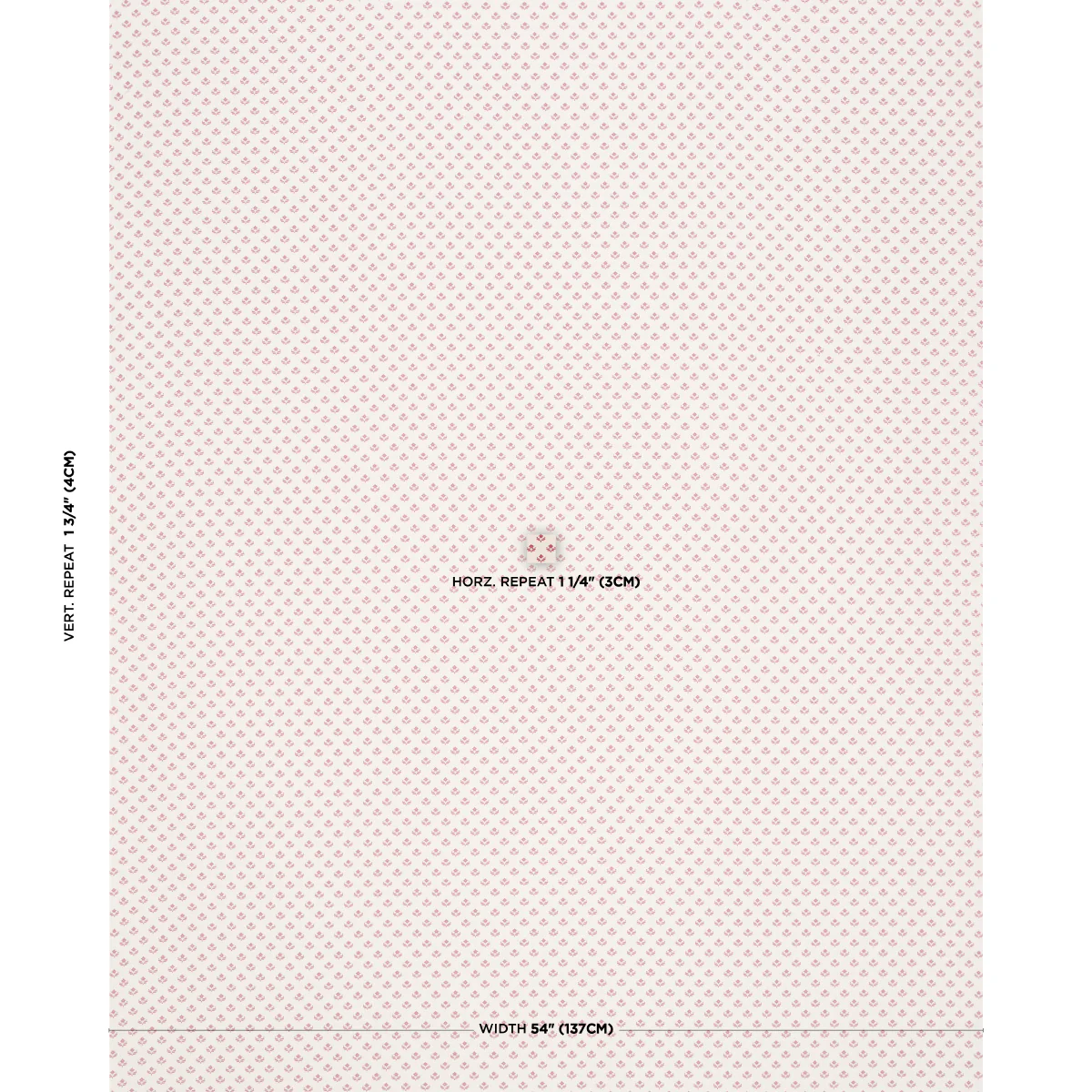 87112 | Robyn, Red - Schumacher Fabric - Image 2