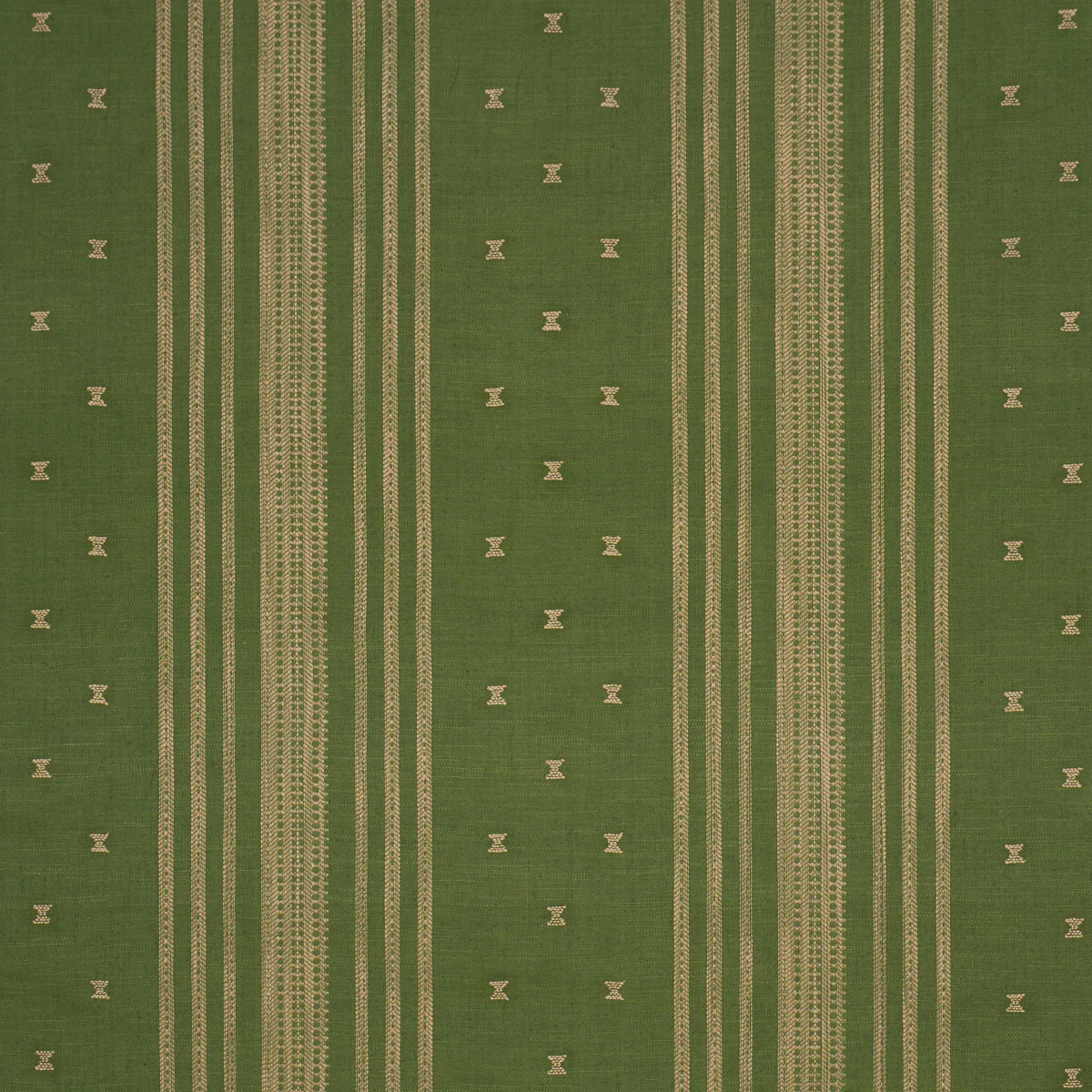 87251 | Imara Stripe, Green - Schumacher Fabric