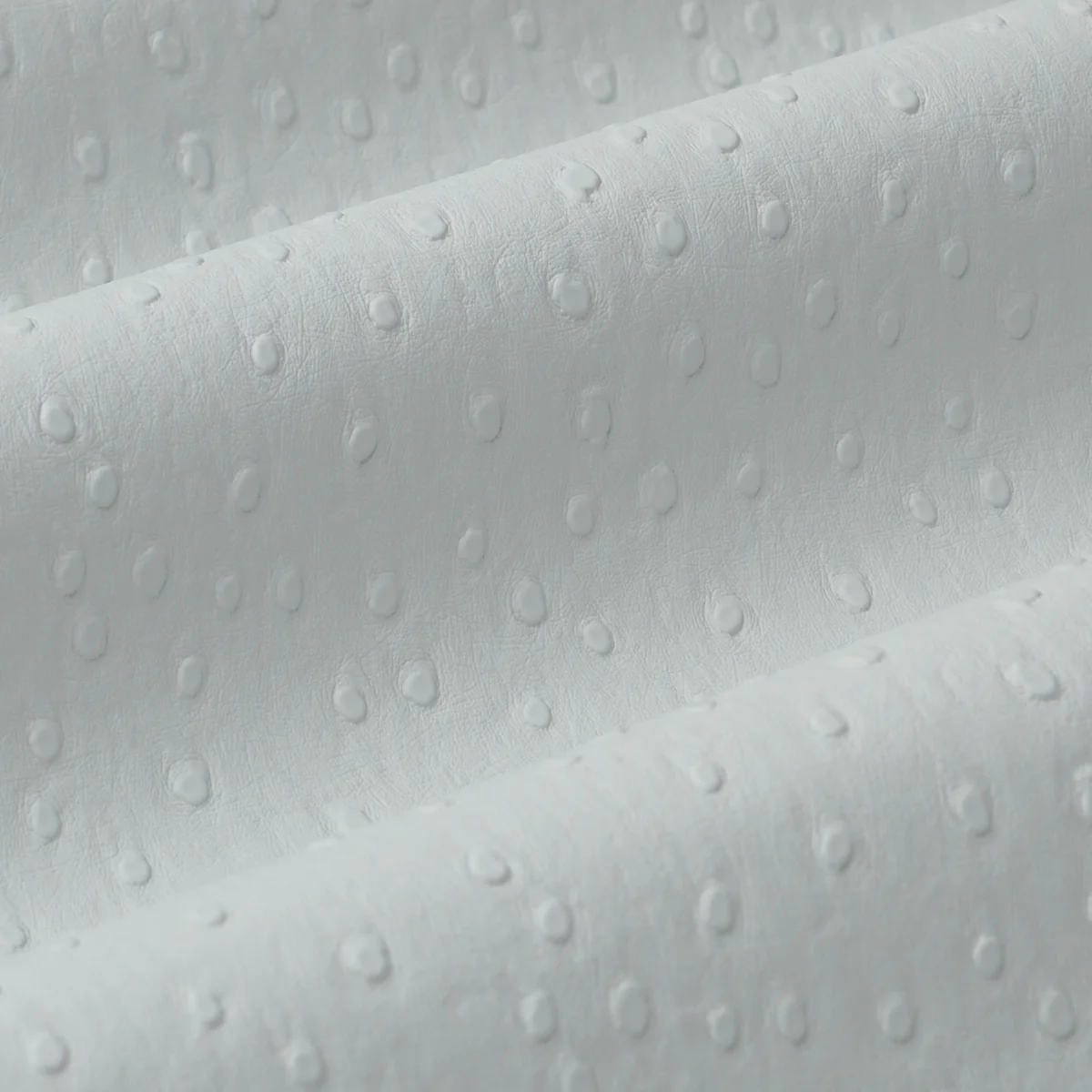 87282 | Ostrich Vegan Leather, Fog - Schumacher Fabric - Image 3