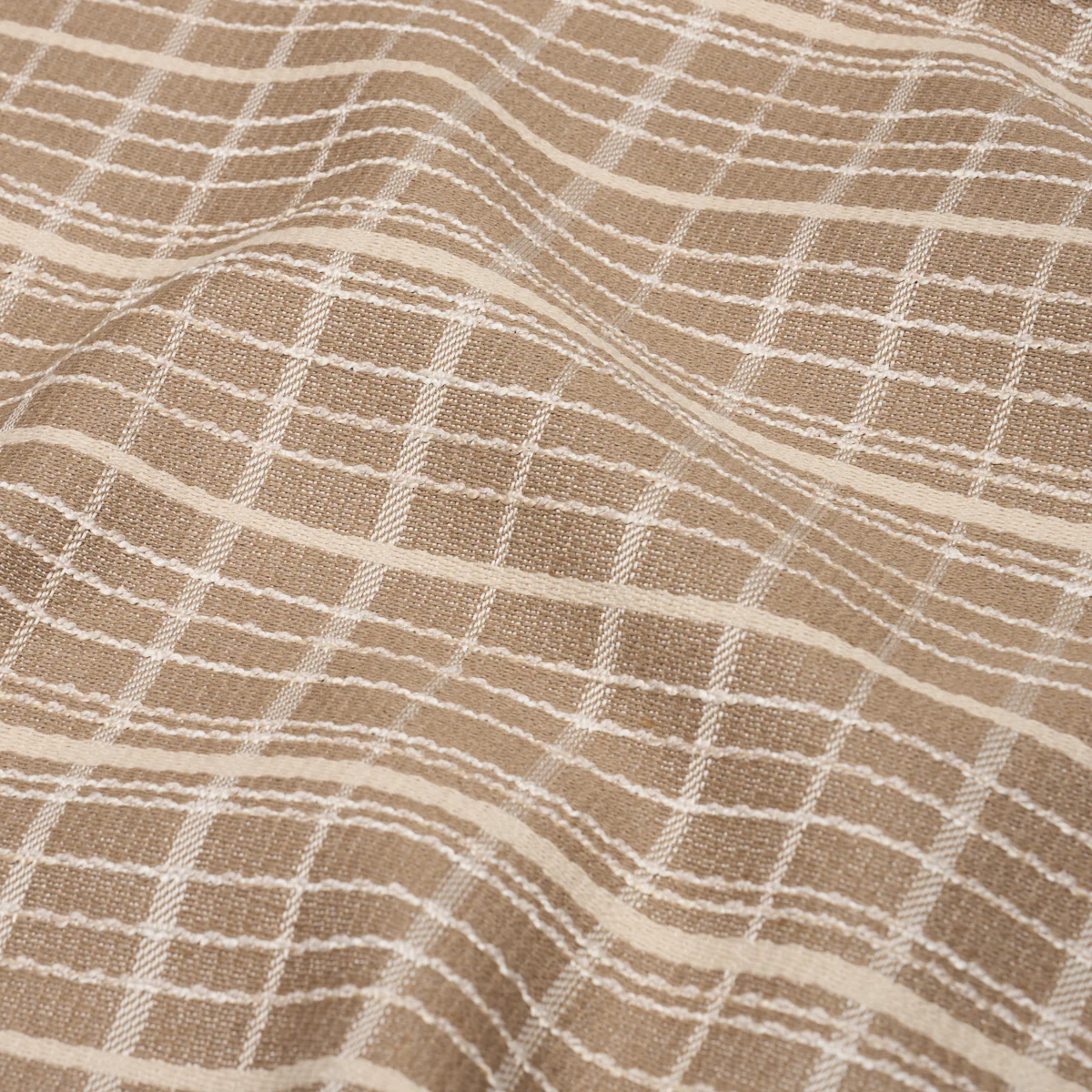 87690 | Merrick Performance Plaid, Beige - Schumacher Fabric - Image 5