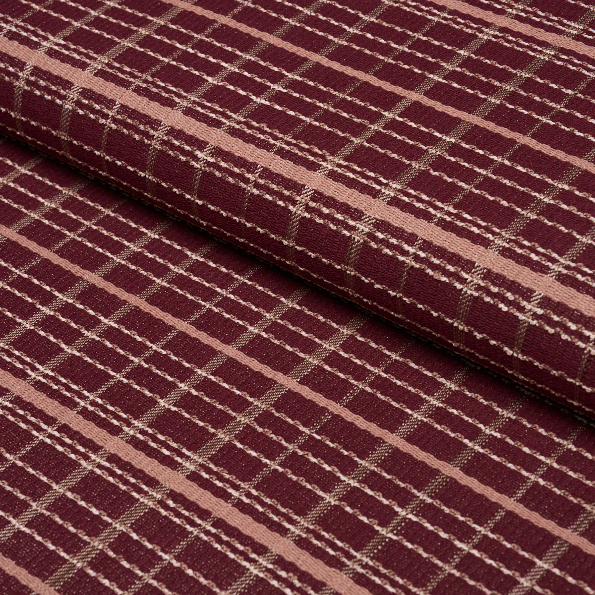 87693 | Merrick Performance Plaid, Garnet - Schumacher Fabric - Image 4