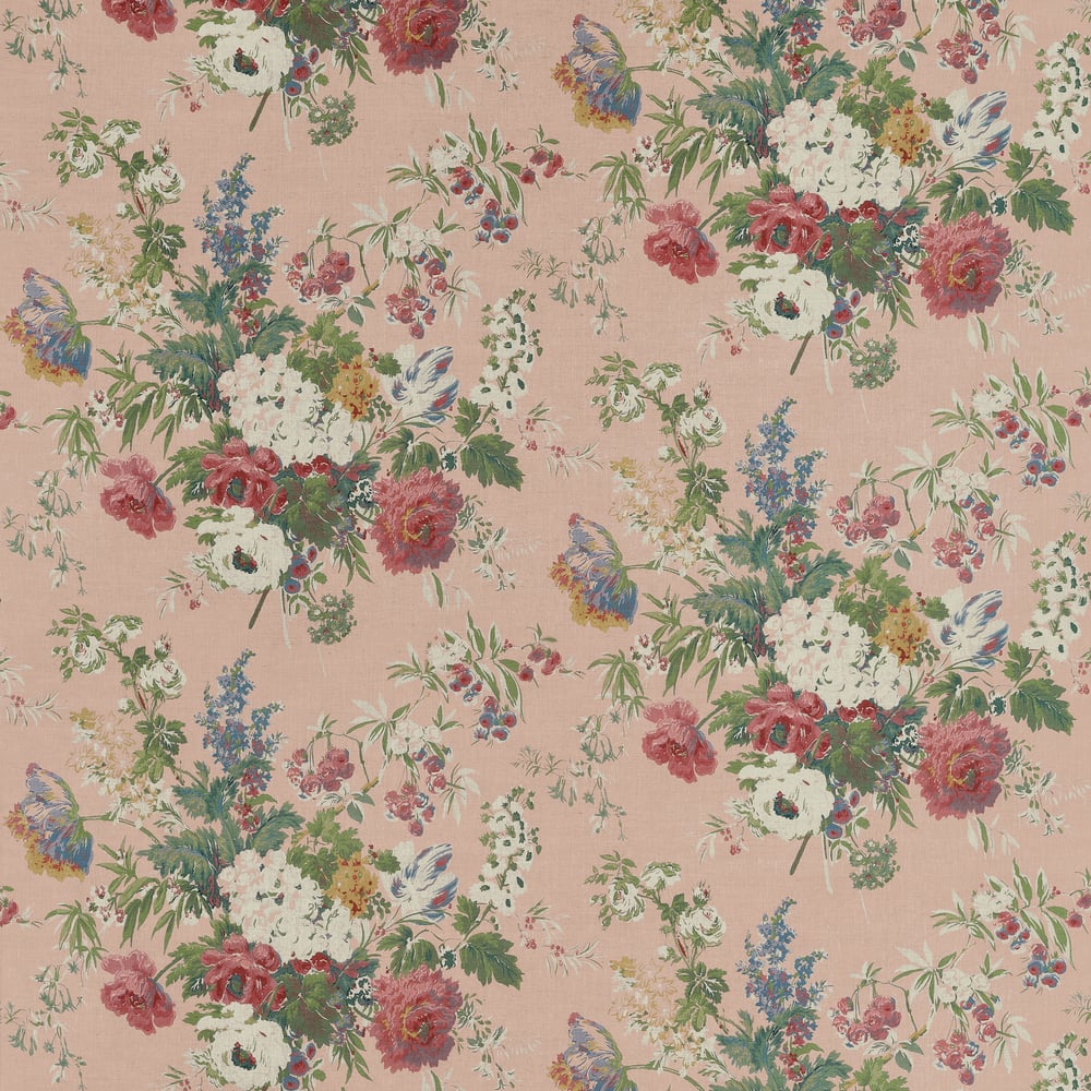 AF16136 | Belvedere Fabric Book, Garden Club, Blush - Anna French Fabric