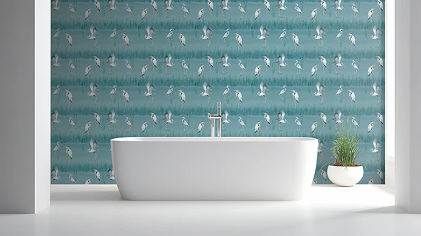 AH100213AH | Arthouse, Gerald Blue Heron River - Brewster Wallpaper - Image 2