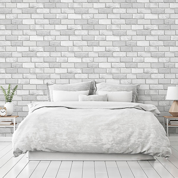 AH669401 | Arthouse, Truman Dove Brick - Brewster Wallpaper - Image 2
