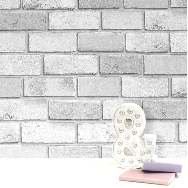 AH669401 | Arthouse, Truman Dove Brick - Brewster Wallpaper - Image 3