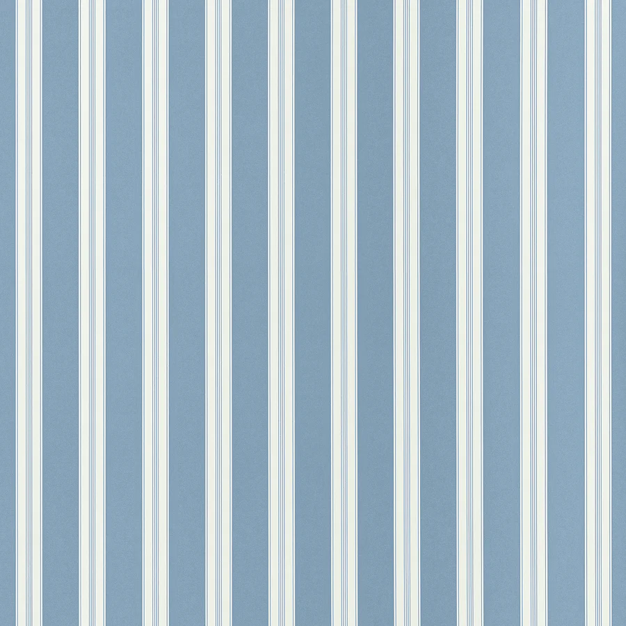 At10702 | Payton Stripe, Blue - Anna French Wallpaper