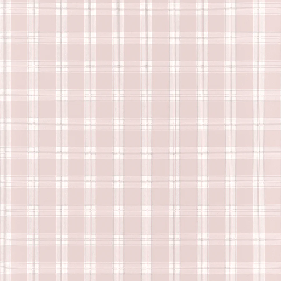 At10707 | Payton Check, Blush - Anna French Wallpaper
