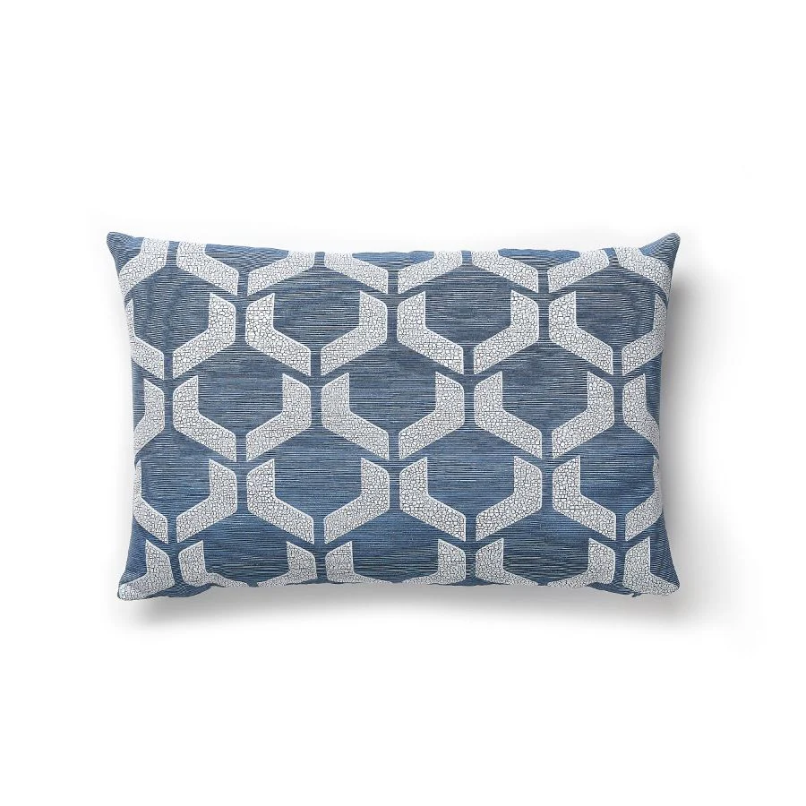 DBLCRAQPILL0001 | Craquele, Blue Storm - Scalamandre Pillows