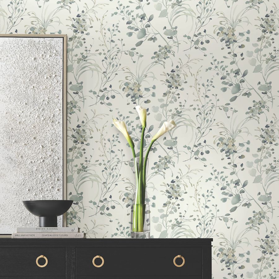 Df3344 | Decadence Ii, Spring Whispers Moss - Candice Olson Wallpaper - Image 3