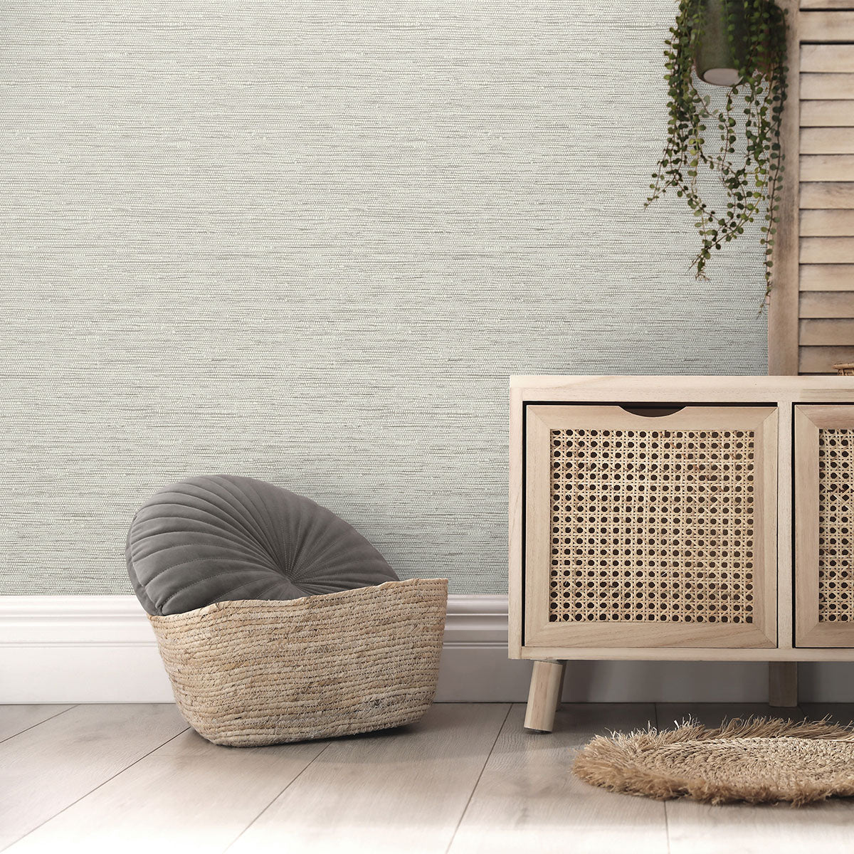 FD43158 | Medley, Mephi Natural Grasscloth - Brewster Wallpaper - Image 3