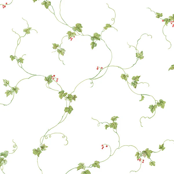 Fk34438 | Fresh Kitchens 5, Green Vine - Norwall Wallpaper