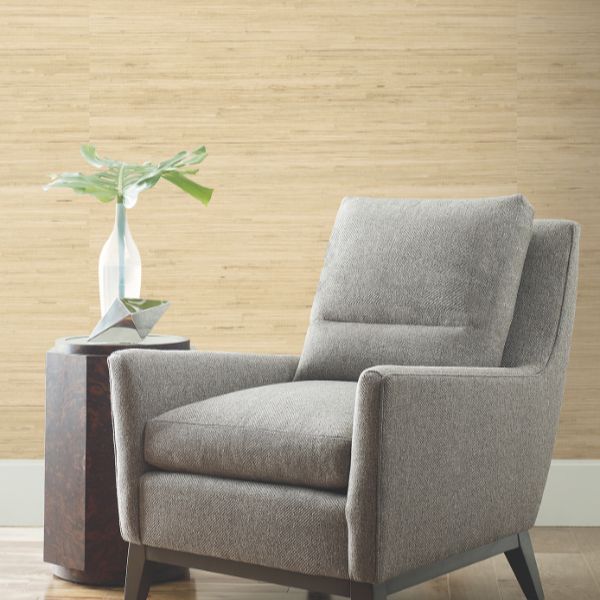 Grl88382 | Natural Palette Resource, Horizontal Jute Oatmeal - Ronald Redding Wallpaper - Image 2