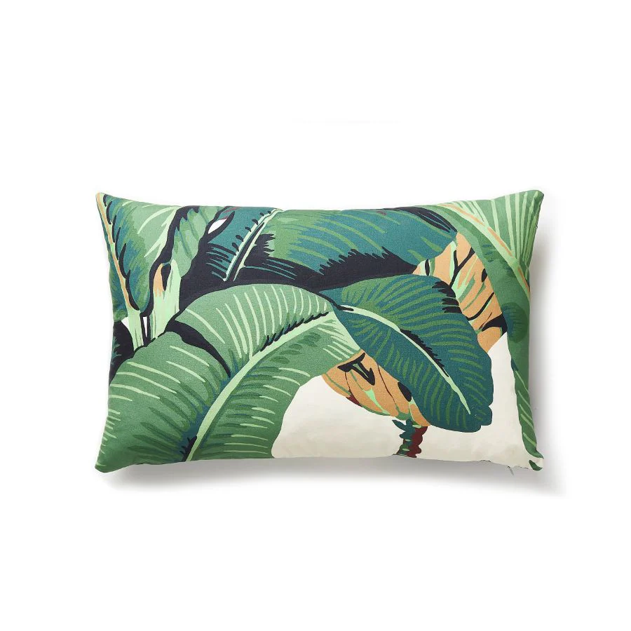 HNLHINPILL0001 | Hinson Palm, Green - Scalamandre Pillows