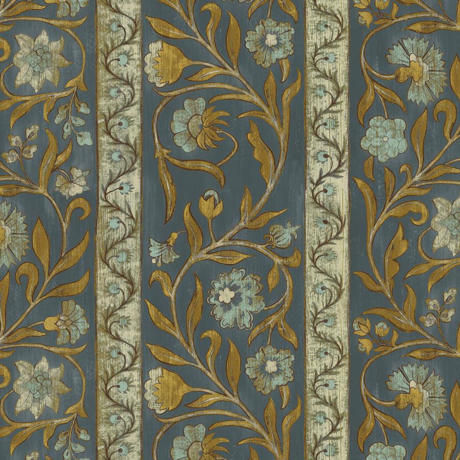 Jmw1046-01 | Potter Stripe, Blue Stripes - Kravet Couture Wallpaper - Jmw1046.01.0