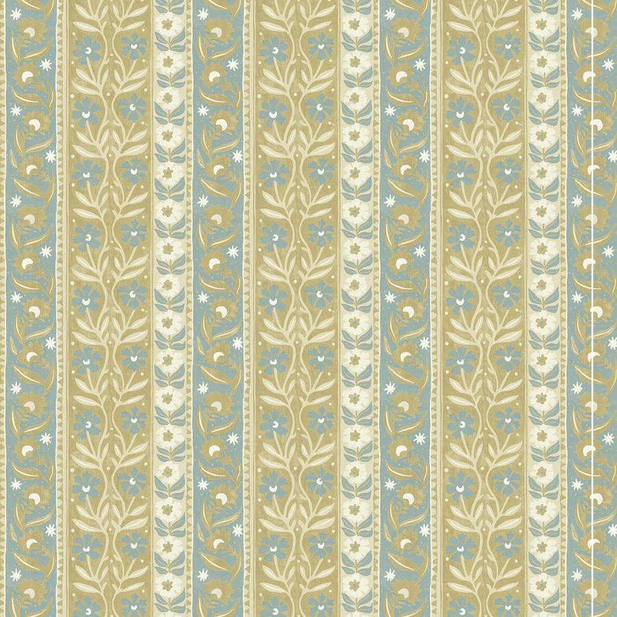 Jmw1048-21 | Arber Stripe, Blue Stripes - Kravet Couture Wallpaper - Jmw1048.21.0