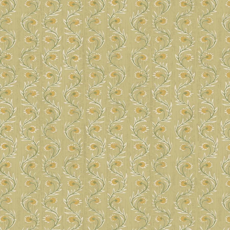 Jmw1052-11 | Rubia, Yellow Stripes - Kravet Couture Wallpaper - Jmw1052.11.0
