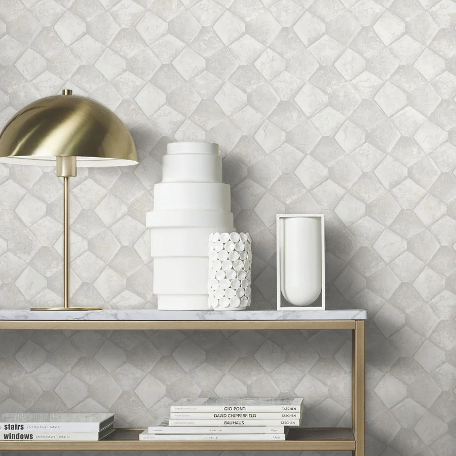 Ma34906 | Opulent Accents, Waterford Dove Tiled - Antonina Vella Wallpaper - Image 3