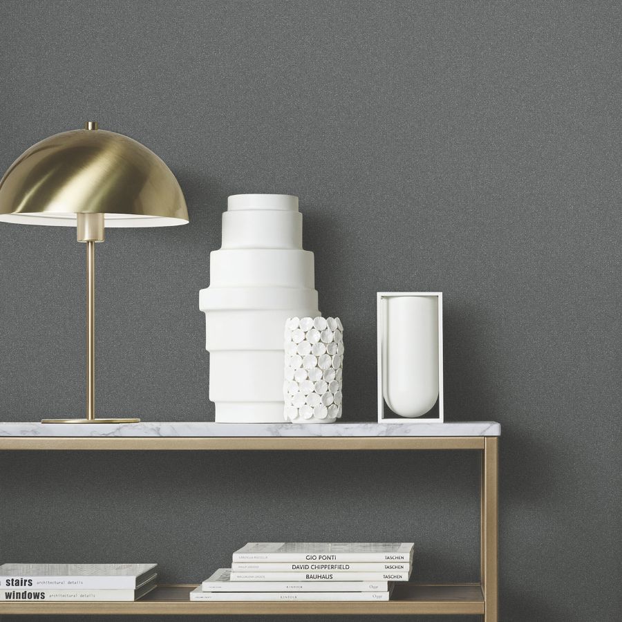 Ma34945 | Opulent Accents, Glistening Quartz Charcoal Beaded - Antonina Vella Wallpaper - Image 3