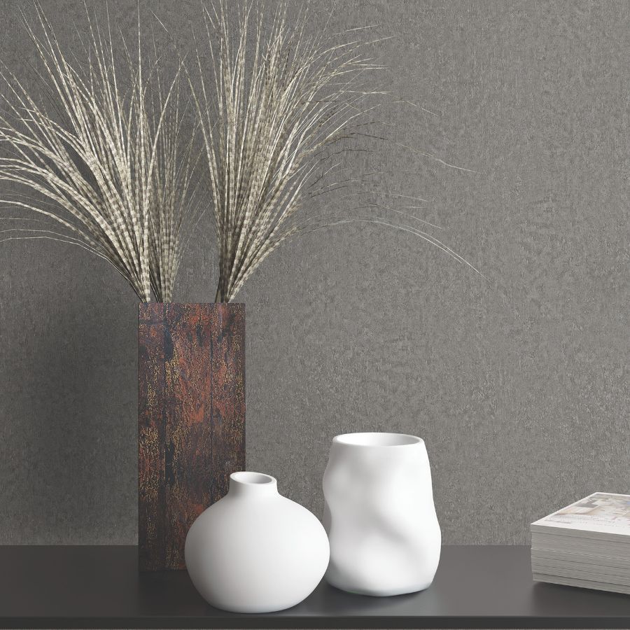 Ma35541 | Opulent Accents, Jemma Dark Grey Distressed - Antonina Vella Wallpaper - Image 2