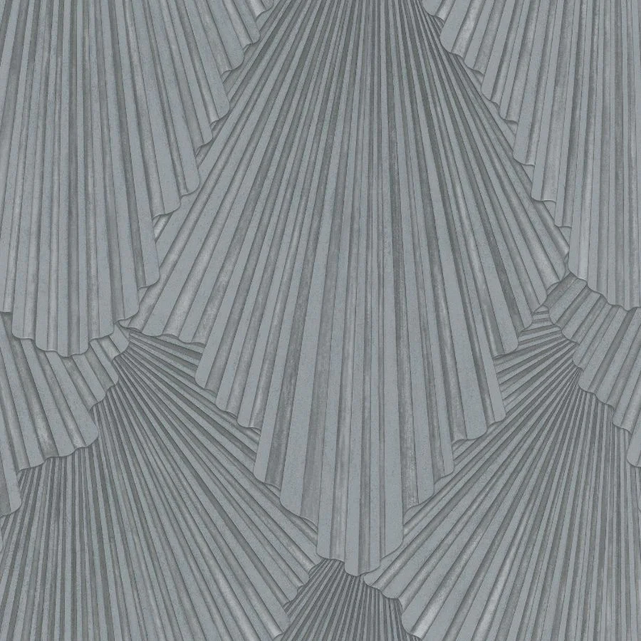 Ma35849 | Opulent Accents, Lumiere Pewter Deco Geo - Antonina Vella Wallpaper
