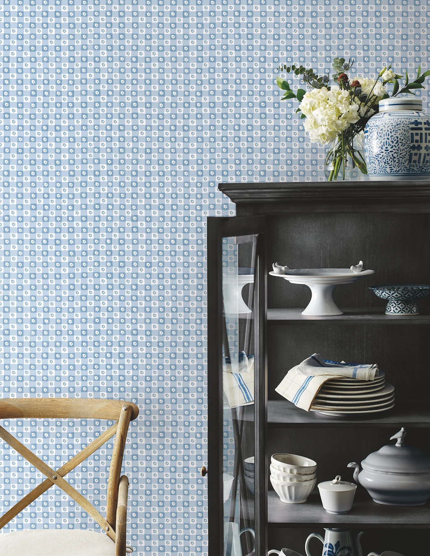 Psw1689Rl | Rifle Paper Co P+S 5Th Edition, Daisy Gingham - York Wallpaper - Image 2