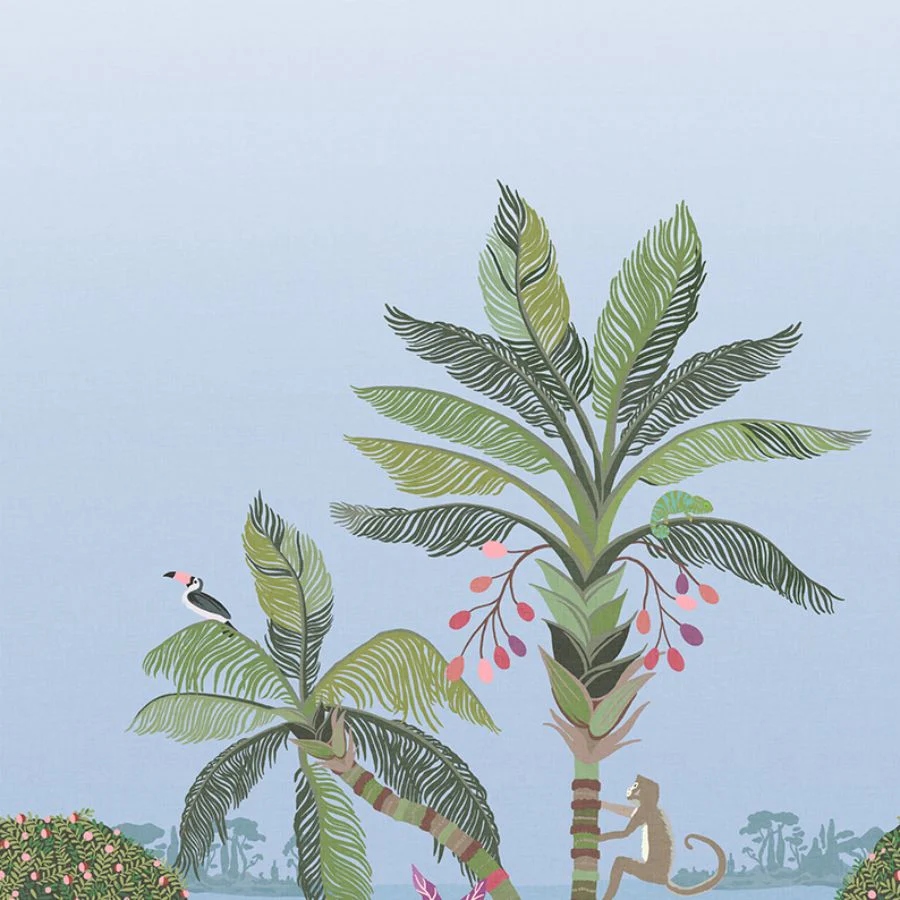 Psw1710M | Garden Muse Pswp, Tropical Lagoon Mural - York Wallpaper