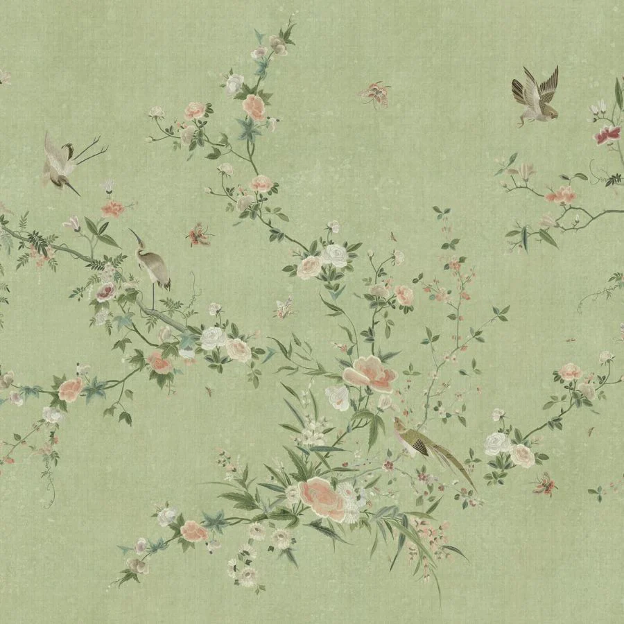 S10425 | Bloom, Green - Sandberg Mural