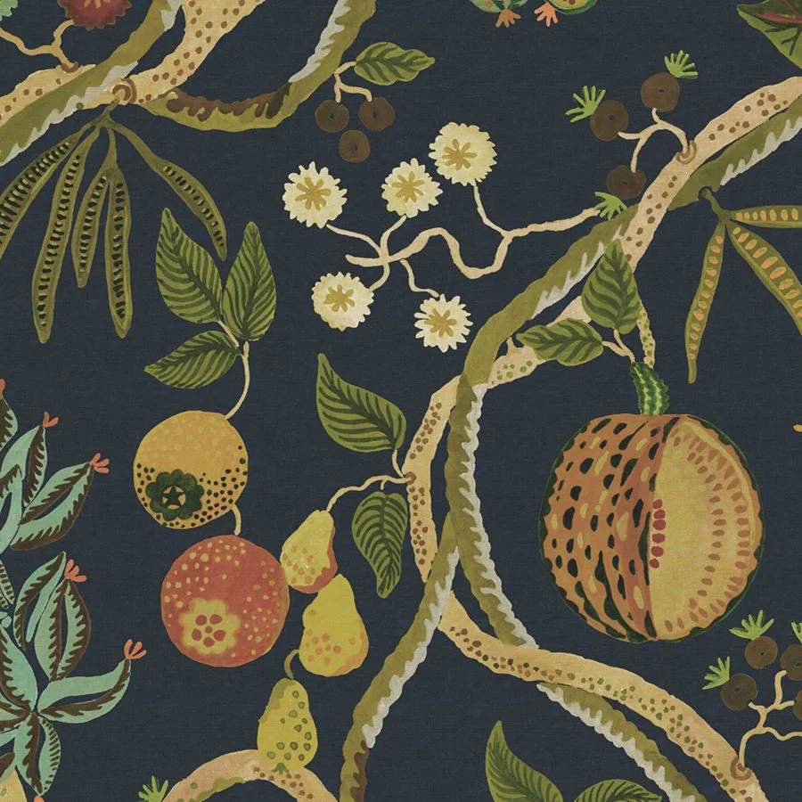 S10582 | Tree Of Life Mural, Dark Blue - Sandberg Mural