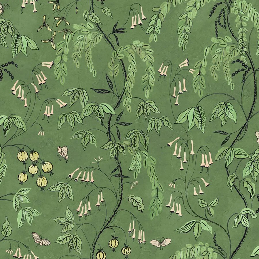 S10585 | Ottilia, Green - Sandberg Mural