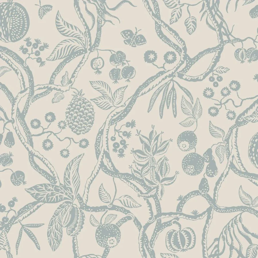 S10615 | Tree Of Life, Light Blue - Sandberg Wallpaper